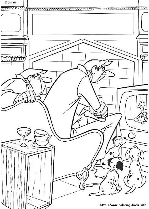 101 Dalmatians coloring picture